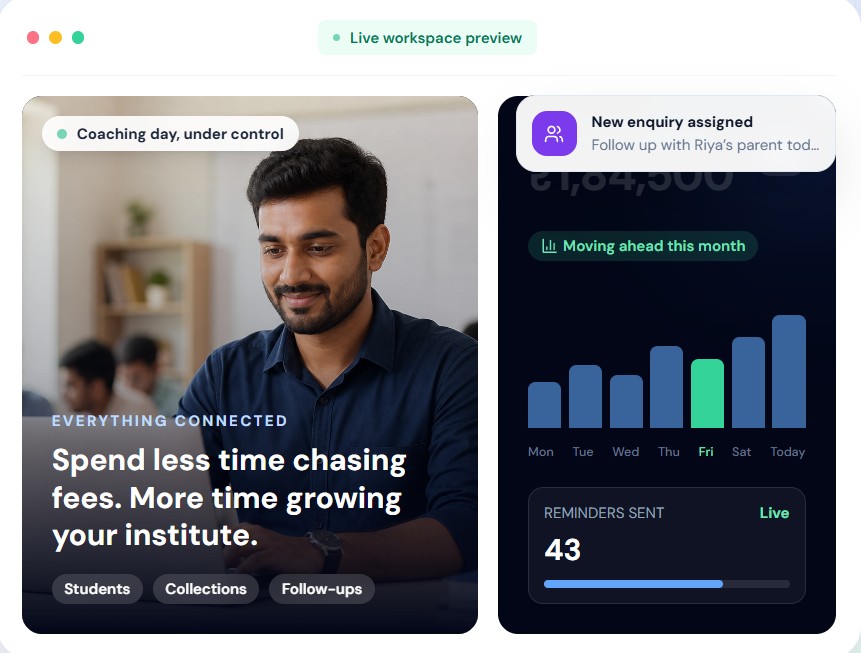 Hisabify — Payment Automation for Coaching Centers