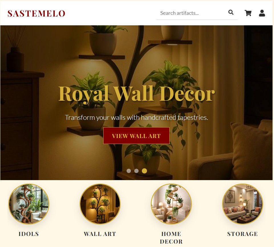 sastemelo — A complete e-commerce solution